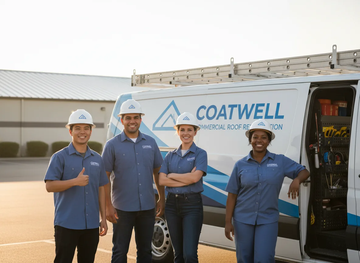 Commercial roof coating company in Dover, MA